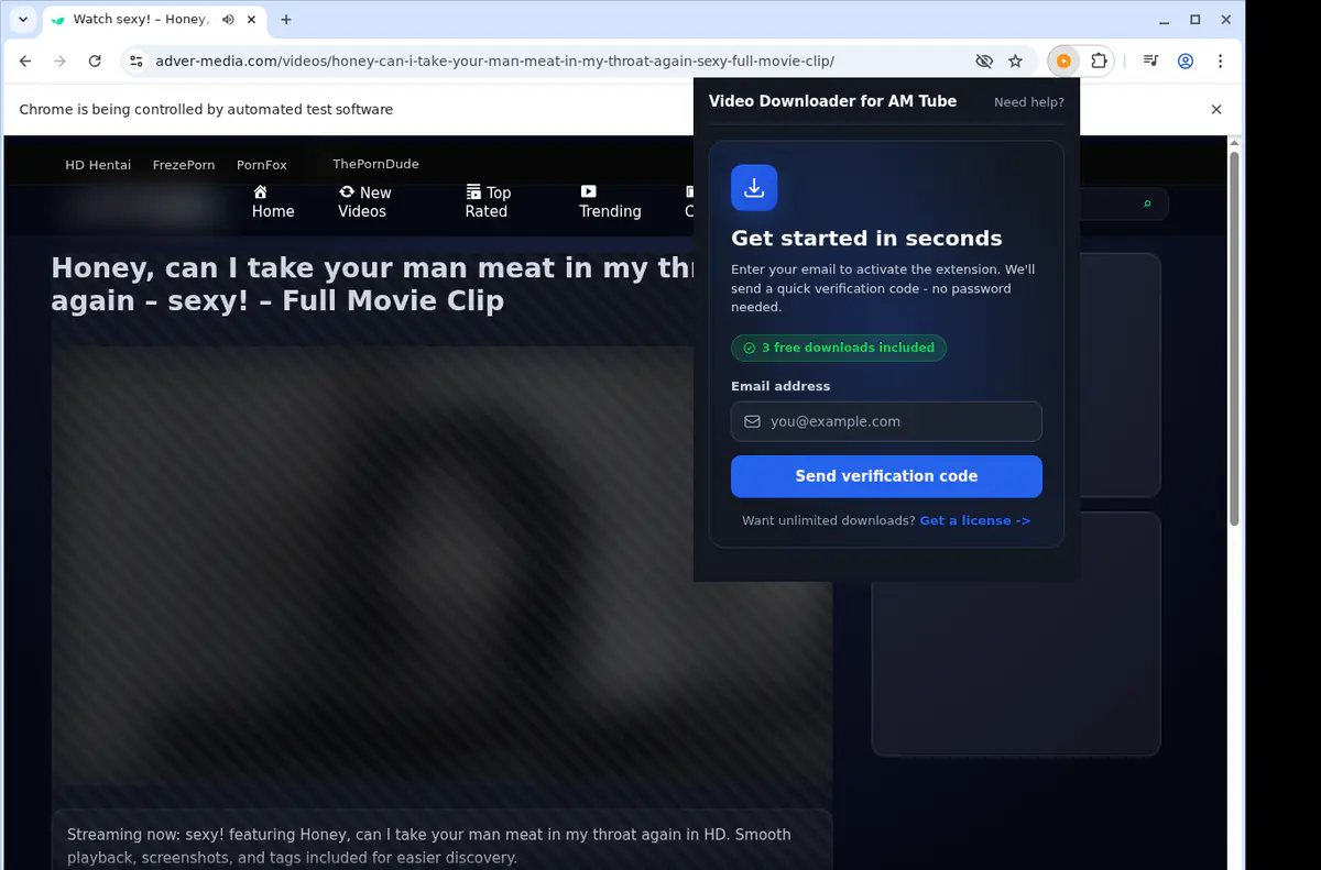 Amtube Video Downloader browser extension screenshot 5